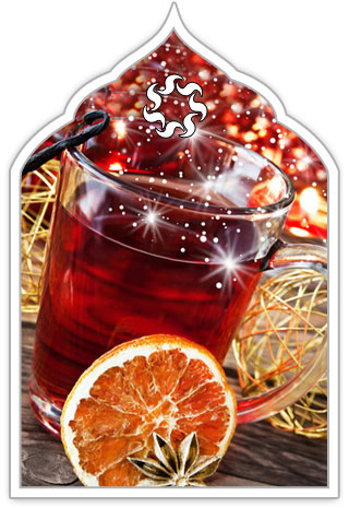 Heißen Glühwein tinken in Meißen